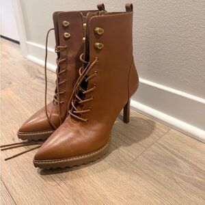 Michael Kors Tan Heeled Boots